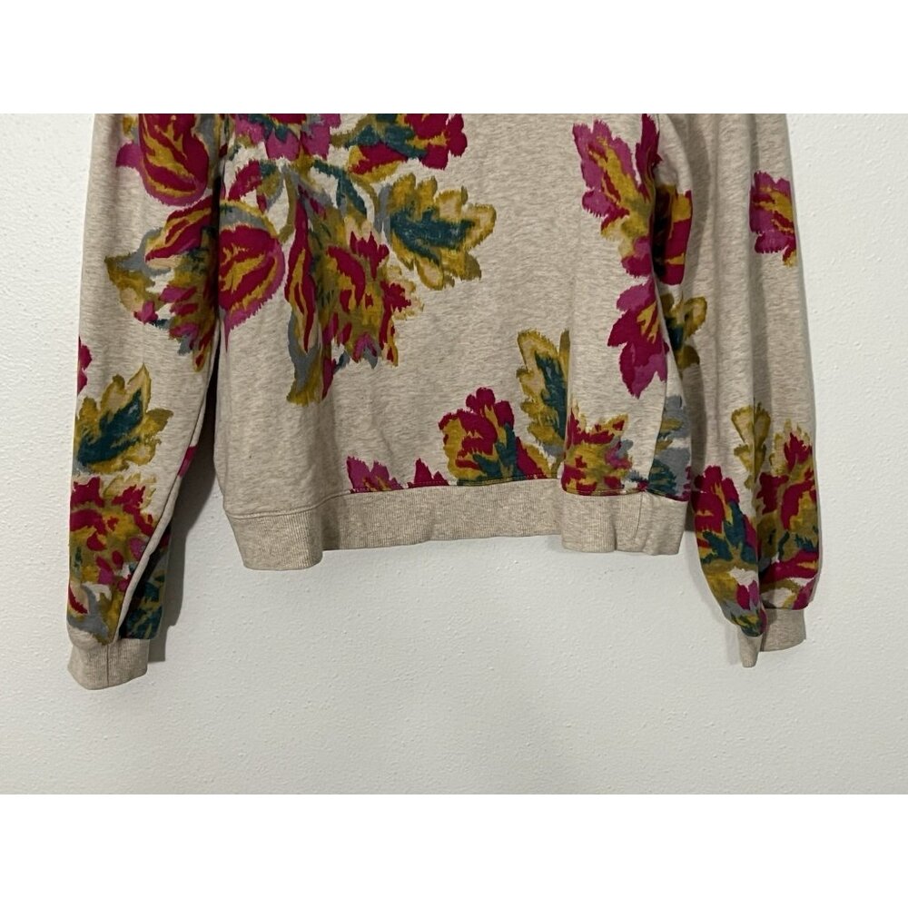 Anthropologie Saturday Sunday Edita Floral Crewneck Sweatshirt Size Small - Picture 3 of 15